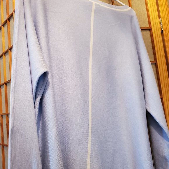 Jones New York Blue & White Sweater - Picture 2 of 3